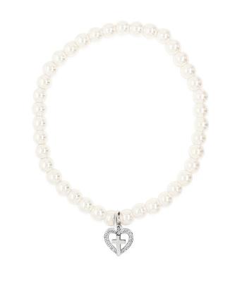 Azara Silver Pearl Bracelet