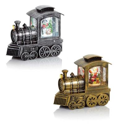 16CM Train Water Spinner with Santa