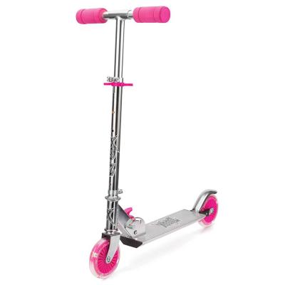 Folding Scooter w- LED wheels - Pink