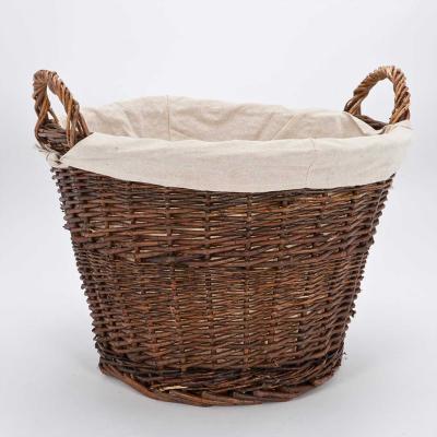Wicker Basket with Removeable Liner