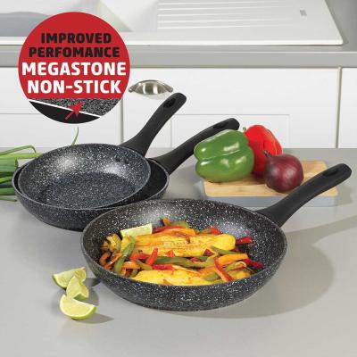 Salter Megastone 3 Piece Frying Pan Set