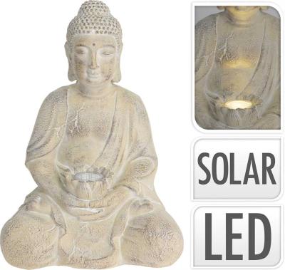 Buddha Solar Light - Cream