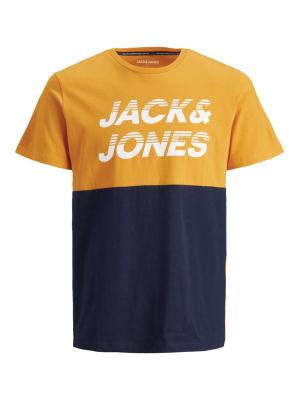 Jack & Jones Break Logo Tee Navy