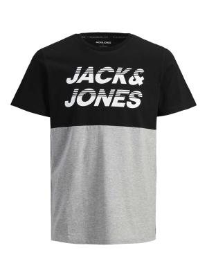 Jack & Jones Break Logo Tee Black
