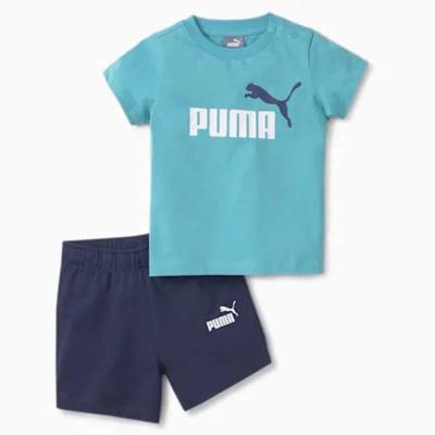Puma Minicats Shorts & T-Shirt Set - Blue/Navy