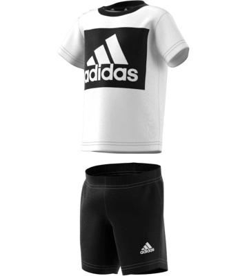 adidas Shorts & T-Shirt Set - Black/White