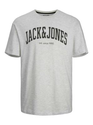 Jack & Jones Josh Logo T-Shirt - Grey