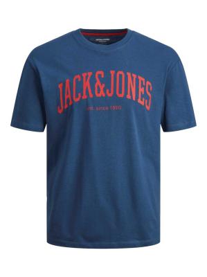 Jack & Jones Josh Logo T-Shirt - Ensign Blue