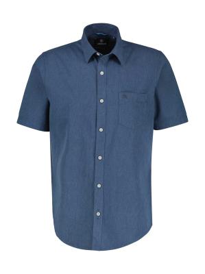Lerros Plus Size Short Sleeve Shirt - Navy
