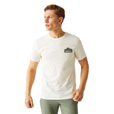 Regatta Breezed Logo T-Shirt - Marshmallow