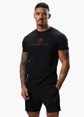 Gym King Pro Logo T-Shirt - Black/Red