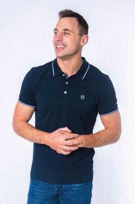 Tommy Bowe Outenique Polo Shirt - Navy