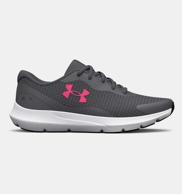 Under Armour Surge 3 Running Shoes - Grey/Pink