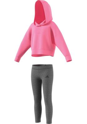 adidas Girls Set - Pink/Grey