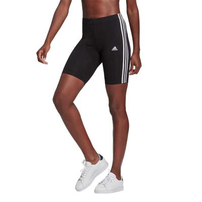 adidas 3 Stripe Shorts - Black/White
