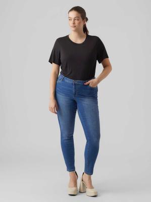 Vero Moda Fanya Slim Jeans - Medium Blue
