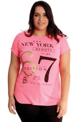 Sidhu New York T-Shirt - Pink