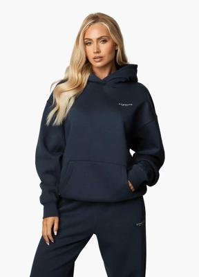 Gym King Established Relaxed Hoodie - Deep Blue