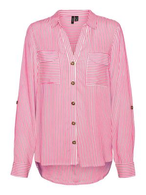Vero Moda Bumpy Shirt - Pink Cosmos