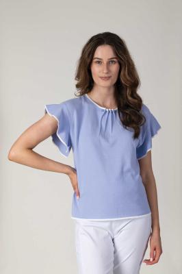 Jessica Graaf Pearl Detail Neckline T-Shirt - Lilac