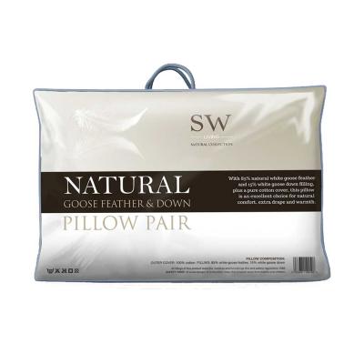 Sleepworks White Goose Feather Twin Pack