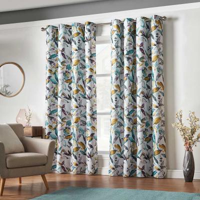 Giverny Blackout Curtains - Green