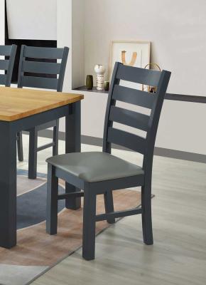 Columbia Dining  Chair Charcoal