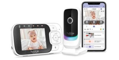 Hubble Nursery Pal Essentials 2.8 Inch Connected Video  Baby Monitor