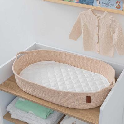 ClevaMama Changing Basket with Quilted Waterproof Mat