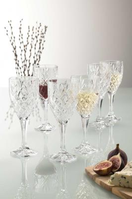 Galway Crystal Renmore Goblest Set of 6