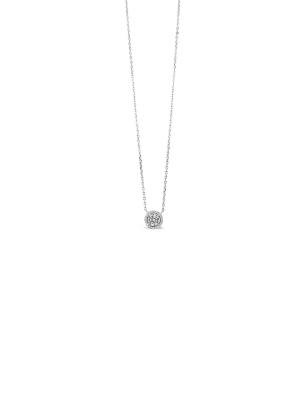 Absolute Halo Set Pendant - Sterling Silver 