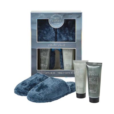 Skin Expert Slipper Gift Set - Blue