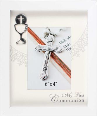 Communion Photo Frame White