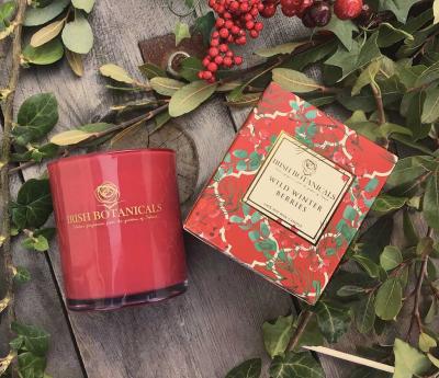 Irish Botanicals Wild Winter Berries Candle Jar
