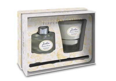 Tipperary Crystal Jardin Collection Christmas Candle & Diffuser Set - Christmas Dreams