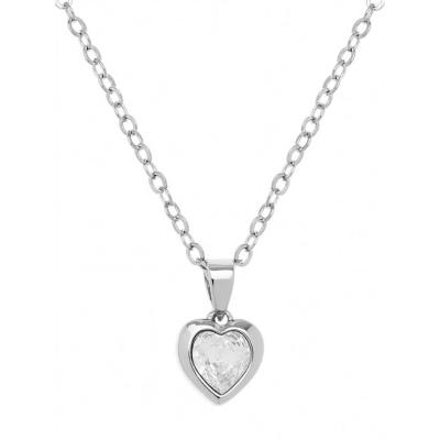 TBK1681-01-02 Ted Baker Hannela Heart Silver Necklace
