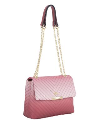 Hampton Dhara Quilted  Flap Over Bag - Pink 