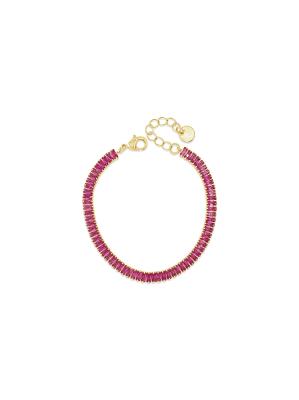 Absolute Bracelet Baguette - Gold/Pink