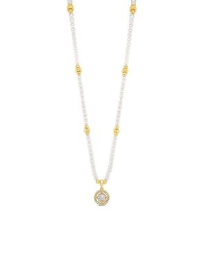 Absolute Necklace - Gold/White Opal
