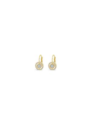 Absolute Earrings - Gold/White Opal