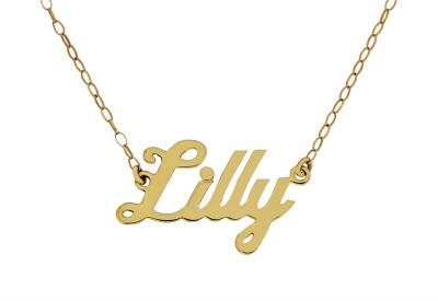 9CT Gold Name Chain Personalised