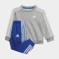 adidas Infants 3-Stripe Tracksuit - Grey/Blue
