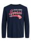 Jack & Jones Long Sleeve T-Shirt - Navy Blazer