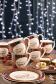 Aysley Tartan Reindeer Tea/Dessert Plates x6