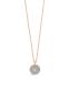 Absolute Long North Star Disc Necklace - Rose/Turquoise
